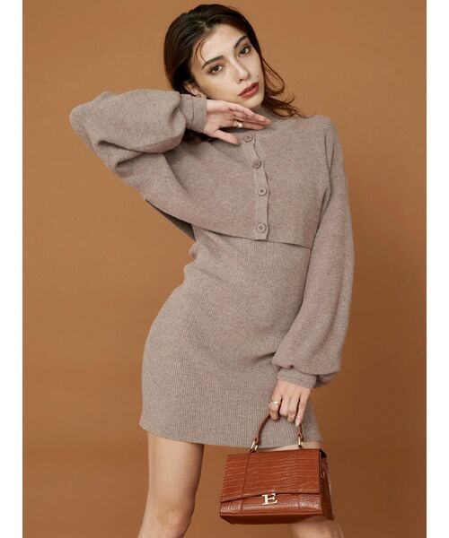 EVRIS（エヴリス）の「Eモチーフミニショルダーバッグ（ショルダーバッグ・レディース・グリーン/ブラック/ブラウン・FREE）」の15枚目の写真