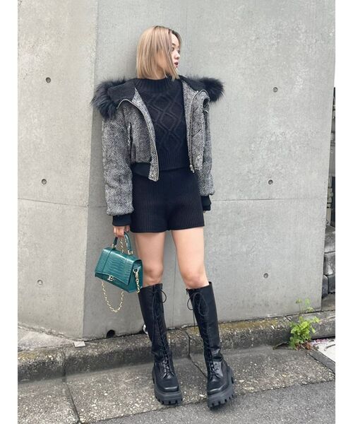 EVRIS（エヴリス）の「Eモチーフミニショルダーバッグ（ショルダーバッグ・レディース・グリーン/ブラック/ブラウン・FREE）」の18枚目の写真