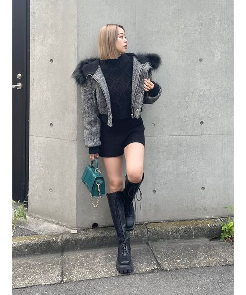 EVRIS（エヴリス）の「Eモチーフミニショルダーバッグ（ショルダーバッグ・レディース・グリーン/ブラック/ブラウン・FREE）」の19枚目の写真