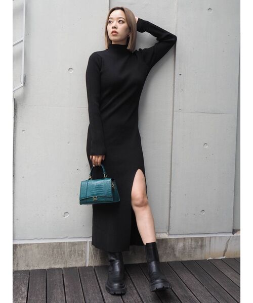 EVRIS（エヴリス）の「Eモチーフミニショルダーバッグ（ショルダーバッグ・レディース・グリーン/ブラック/ブラウン・FREE）」の5枚目の写真