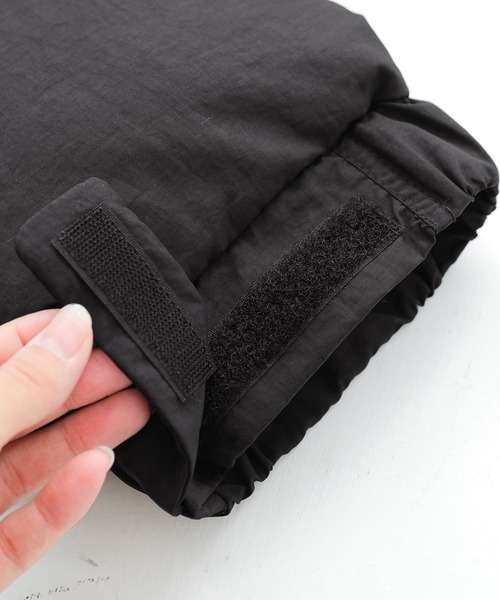 osharewalker（オシャレウォーカー）の「【廃盤】『スタンドフード中綿ジャケット』（ブルゾン・レディース・ブラック・FREE）」の12枚目の写真