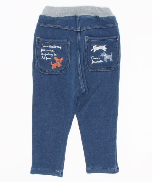 kladskap(クレードスコープ)の「犬裏シャギーロング丈テーパードパンツ(その他パンツ・キッズ・ネイビー/プラム・90cm/120cm/100cm/110cm)」の4枚目の写真