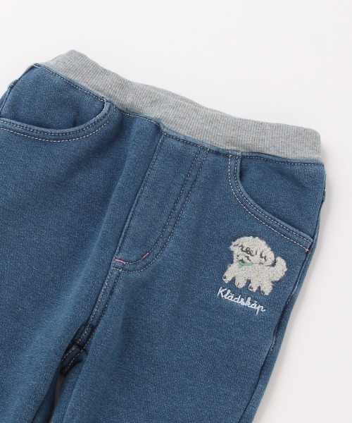 kladskap(クレードスコープ)の「犬裏シャギーロング丈テーパードパンツ(その他パンツ・キッズ・ネイビー/プラム・90cm/120cm/100cm/110cm)」の5枚目の写真