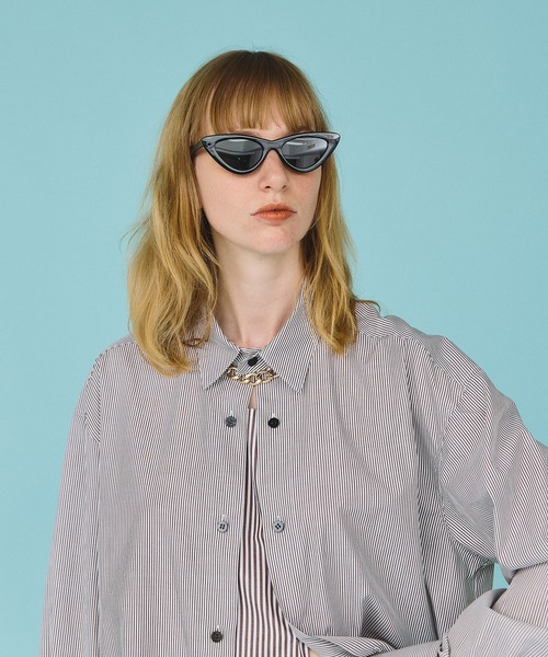 casane（カサネ）の「ダブルフロントビックシャツ（シャツ/ブラウス・レディース・パープル/ブラウン/ブルー・FREE）」の9枚目の写真