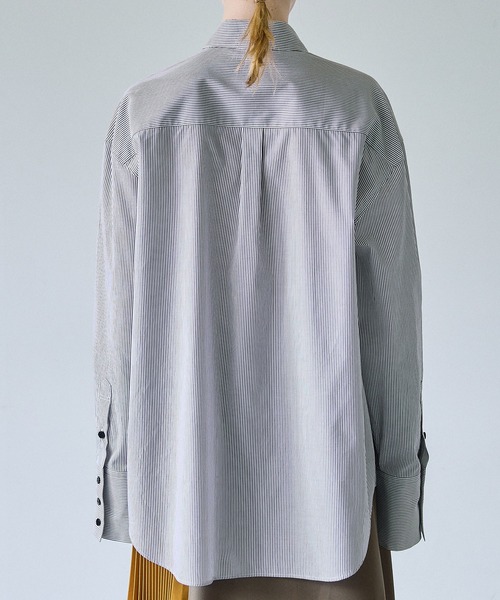 casane（カサネ）の「ダブルフロントビックシャツ（シャツ/ブラウス・レディース・パープル/ブラウン/ブルー・FREE）」の20枚目の写真