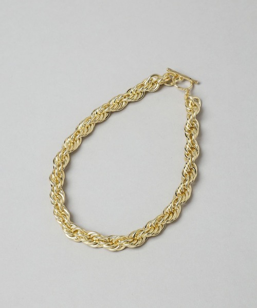 HARE（ハレ）の「ボリュームウェーブネックレス(HARE)（ネックレス・レディース・シルバー/ゴールド・FREE）」の7枚目の写真