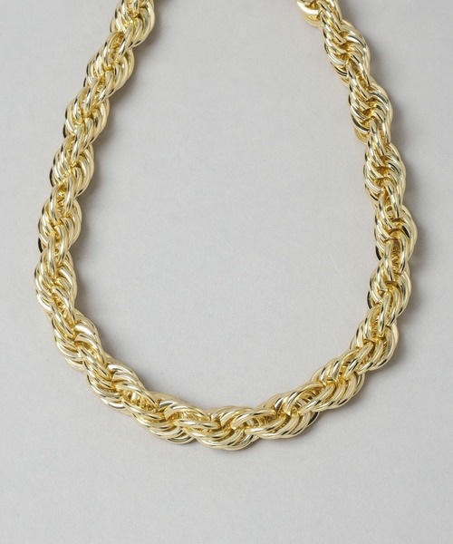 HARE（ハレ）の「ボリュームウェーブネックレス(HARE)（ネックレス・レディース・シルバー/ゴールド・FREE）」の11枚目の写真