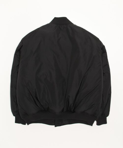 ８(eight)（エイト）の「ビッグボンバージャケットMA-1（MA-1・メンズ・ブラック/オリーブ/ストーン・MEDIUM/LARGE）」の4枚目の写真