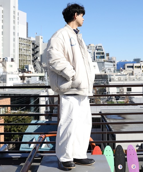 ８(eight)（エイト）の「ビッグボンバージャケットMA-1（MA-1・メンズ・ブラック/オリーブ/ストーン・MEDIUM/LARGE）」の20枚目の写真