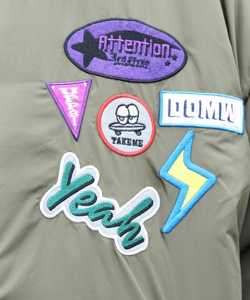 ８(eight)（エイト）の「ビッグボンバージャケットMA-1（MA-1・メンズ・ブラック/オリーブ/ストーン・MEDIUM/LARGE）」の15枚目の写真