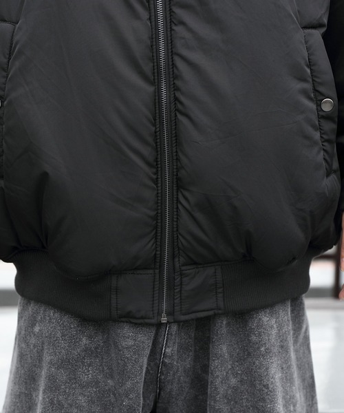 ８(eight)（エイト）の「ビッグボンバージャケットMA-1（MA-1・メンズ・ブラック/オリーブ/ストーン・MEDIUM/LARGE）」の7枚目の写真