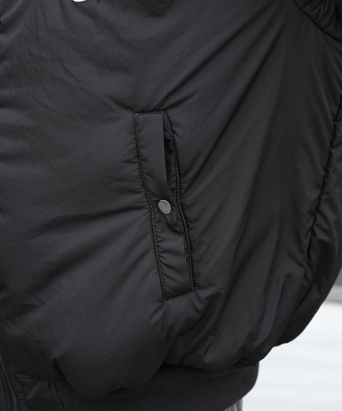 ８(eight)（エイト）の「ビッグボンバージャケットMA-1（MA-1・メンズ・ブラック/オリーブ/ストーン・MEDIUM/LARGE）」の9枚目の写真