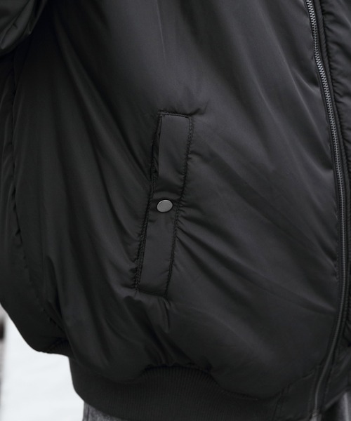 ８(eight)（エイト）の「ビッグボンバージャケットMA-1（MA-1・メンズ・ブラック/オリーブ/ストーン・MEDIUM/LARGE）」の11枚目の写真