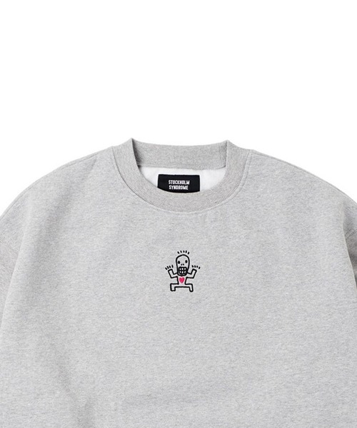 STOCKHOLM SYNDROME（ストックホルムシンドローム）の「STOCKHOLM SYNDROME／PICTOGRAPHプルオーバー 2172917（スウェット・メンズ・ブラック/グレー・FREE）」の6枚目の写真