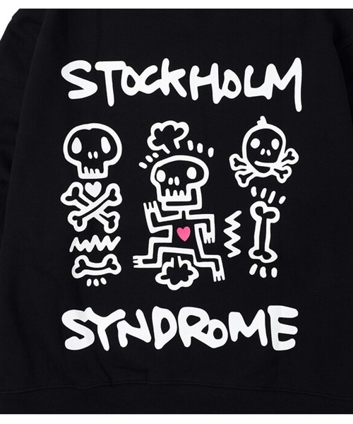 STOCKHOLM SYNDROME（ストックホルムシンドローム）の「STOCKHOLM SYNDROME／PICTOGRAPHプルオーバー 2172917（スウェット・メンズ・ブラック/グレー・FREE）」の7枚目の写真