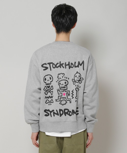 STOCKHOLM SYNDROME（ストックホルムシンドローム）の「STOCKHOLM SYNDROME／PICTOGRAPHプルオーバー 2172917（スウェット・メンズ・ブラック/グレー・FREE）」の20枚目の写真
