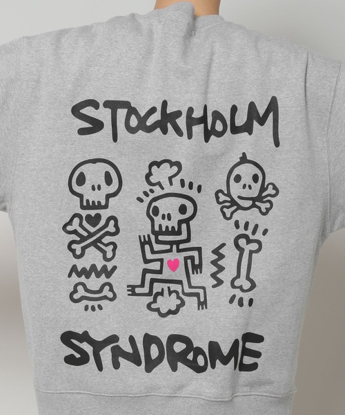 STOCKHOLM SYNDROME（ストックホルムシンドローム）の「STOCKHOLM SYNDROME／PICTOGRAPHプルオーバー 2172917（スウェット・メンズ・ブラック/グレー・FREE）」の22枚目の写真