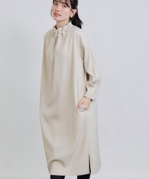 襟ビッグパールワンピース