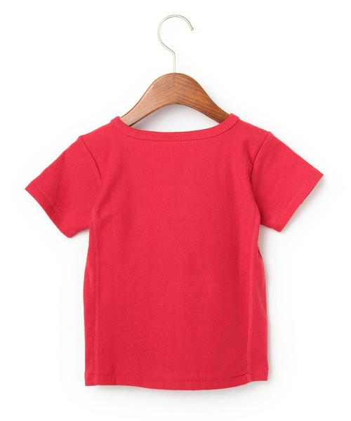 Champion(チャンピオン)の「ChampionリバースウィーブワンポイントTシャツtvl202◆(Tシャツ/カットソー・キッズ・オフホワイト/グレー/レッド/ネイビー・100cm/110cm/130cm/120cm)」の14枚目の写真