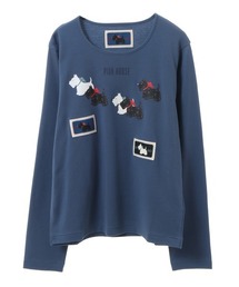 スコッチテリアプリントカットソー