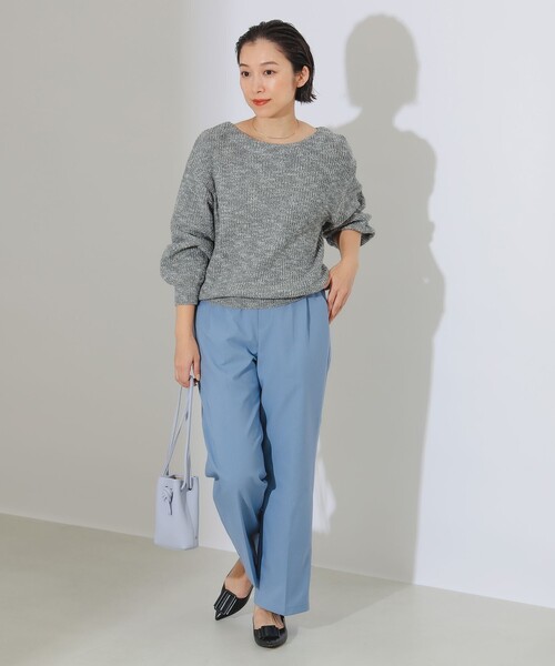 B:MING by BEAMS(ビーミングバイビームス)の「B:MING by BEAMS / メランジ ニット(ニット/セーター・レディース・ベージュ/グレー/ネイビー/ブルー/チャコールグレー・FREE)」の18枚目の写真