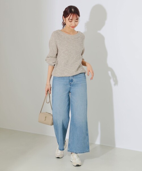 B:MING by BEAMS(ビーミングバイビームス)の「B:MING by BEAMS / メランジ ニット(ニット/セーター・レディース・ベージュ/グレー/ネイビー/ブルー/チャコールグレー・FREE)」の20枚目の写真