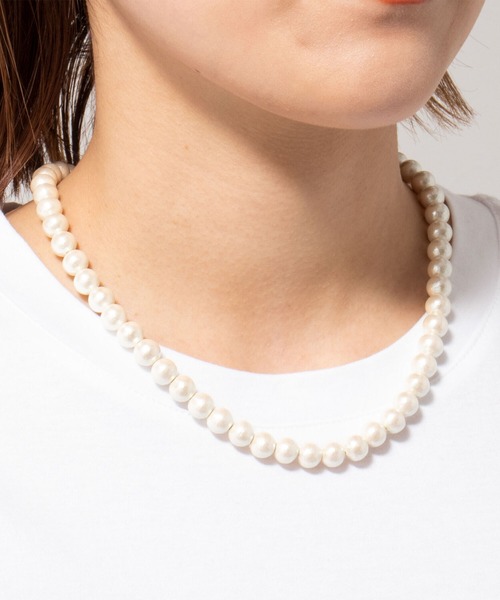 NOLLEY’S(ノーリーズ)の「パールショートネックレス(ネックレス・レディース・オフホワイト・FREE)」の2枚目の写真