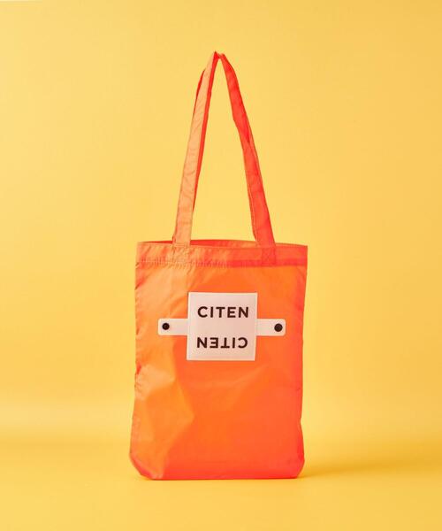 優里 オレンジトートバッグ CITEN（シテン）の「＜CITEN＞くるくるパッチン トートバッグS