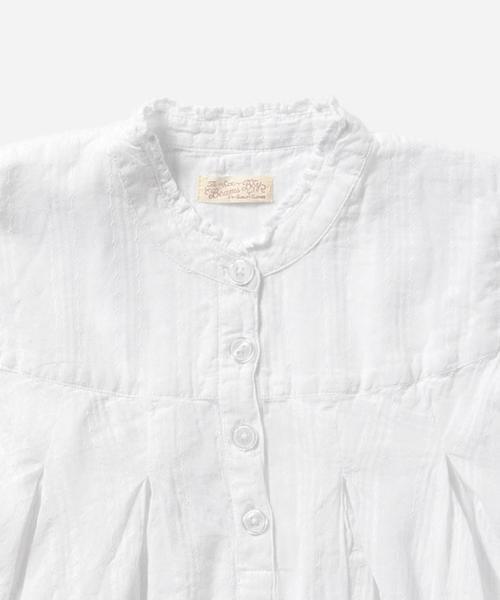 BEAMS BOY(ビームスボーイ)の「○OZ CREATION / エリソデ フリル プルオーバー(シャツ/ブラウス・レディース・ホワイト/ナチュラル/ネイビー・ONE SIZE)」の7枚目の写真