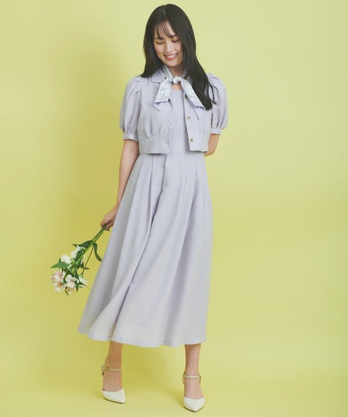 Noela（ノエラ）の「【WEB限定カラーあり】スカーフ付ジャケット