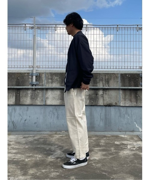 PLUS ONE(プラスワン)の「【PLUS ONE】ジョーゼットカーディガン(カーディガン/ボレロ・メンズ・サックスブルー/ダークグレー/ベージュ・M/L/XL)」の19枚目の写真