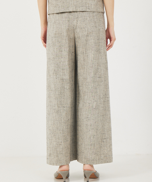 qualite（カリテ）の「《セットアップ対応》シルクネップツィードパンツ（その他パンツ・レディース・ベージュ・38/36）」の9枚目の写真