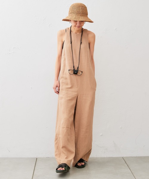 Actually(アクチュアリー)の「手編みペーパーハット(ハット・レディース・ベージュ/ブラック・フリー)」の10枚目の写真