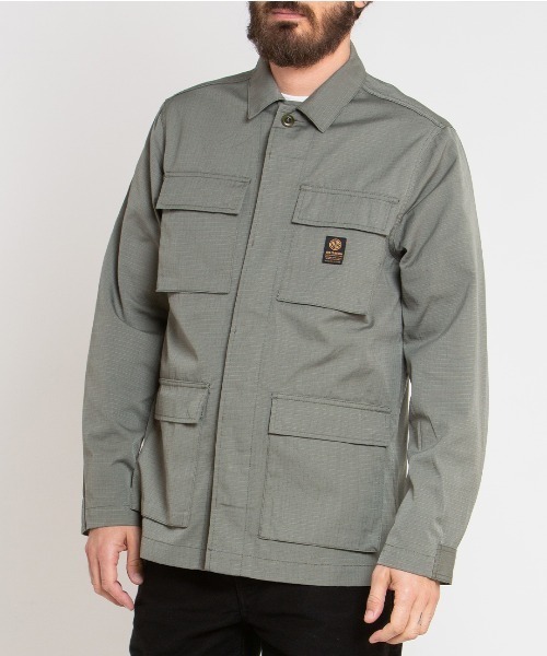 DEUS EX MACHINA(デウスエクスマキナ)の「SAWYER BDU SHIRT(シャツ/ブラウス・メンズ・ブラック/オリーブ・LARGE/MEDIUM/SMALL)」の2枚目の写真