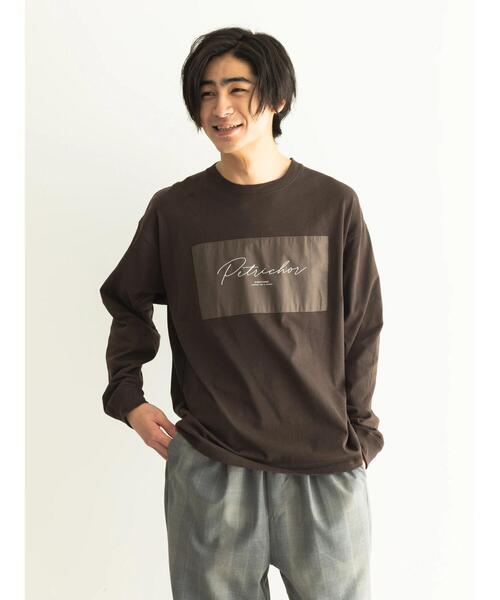 CRAFT STANDARD BOUTIQUE(クラフトスタンダードブティック)の「BOUTIQUE L/S TEE-B(Tシャツ/カットソー・レディース・オフホワイト/ブラウン/ブラック・L/M/XL)」の7枚目の写真
