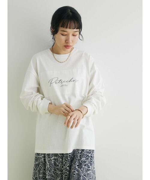 CRAFT STANDARD BOUTIQUE（クラフトスタンダードブティック）の「BOUTIQUE L/S TEE-B（Tシャツ/カットソー・レディース・オフホワイト/ブラウン/ブラック・L/M/XL）」の9枚目の写真