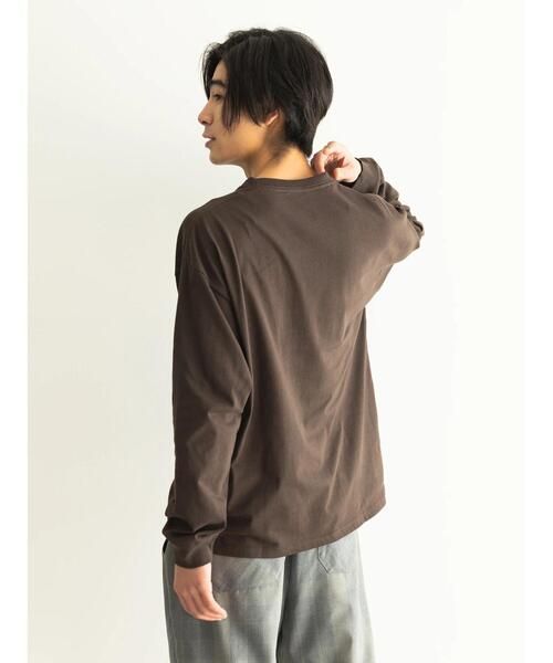 CRAFT STANDARD BOUTIQUE（クラフトスタンダードブティック）の「BOUTIQUE L/S TEE-B（Tシャツ/カットソー・レディース・オフホワイト/ブラウン/ブラック・L/M/XL）」の19枚目の写真