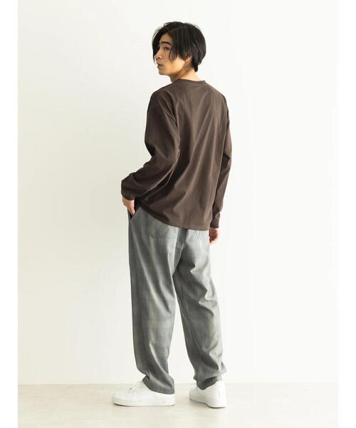 CRAFT STANDARD BOUTIQUE(クラフトスタンダードブティック)の「BOUTIQUE L/S TEE-B(Tシャツ/カットソー・レディース・オフホワイト/ブラウン/ブラック・L/M/XL)」の22枚目の写真