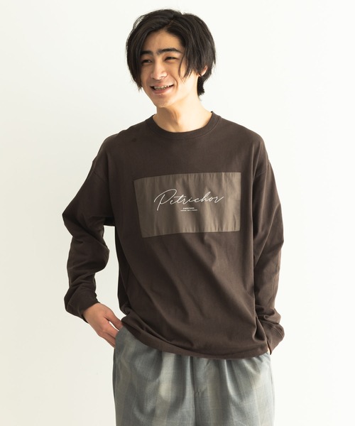 CRAFT STANDARD BOUTIQUE（クラフトスタンダードブティック）の「BOUTIQUE L/S TEE-B（Tシャツ/カットソー・レディース・オフホワイト/ブラウン/ブラック・L/M/XL）」の3枚目の写真