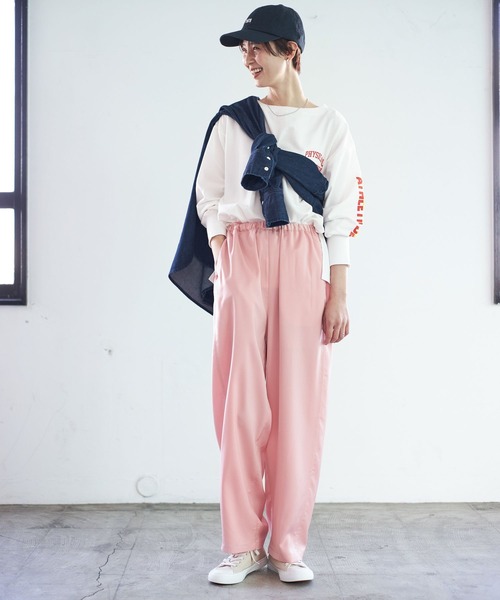 LEPSIM(レプシィム)の「アソートロゴスウェット 173499(Tシャツ/カットソー・レディース・ホワイト/ライトグレー/グレー/オフホワイト・FREE)」の6枚目の写真