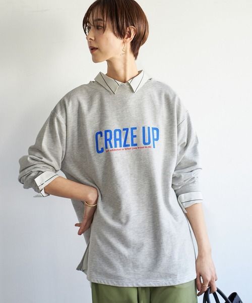 LEPSIM(レプシィム)の「アソートロゴスウェット 173499(Tシャツ/カットソー・レディース・ホワイト/ライトグレー/グレー/オフホワイト・FREE)」の10枚目の写真