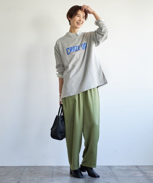 LEPSIM(レプシィム)の「アソートロゴスウェット 173499(Tシャツ/カットソー・レディース・ホワイト/ライトグレー/グレー/オフホワイト・FREE)」の17枚目の写真