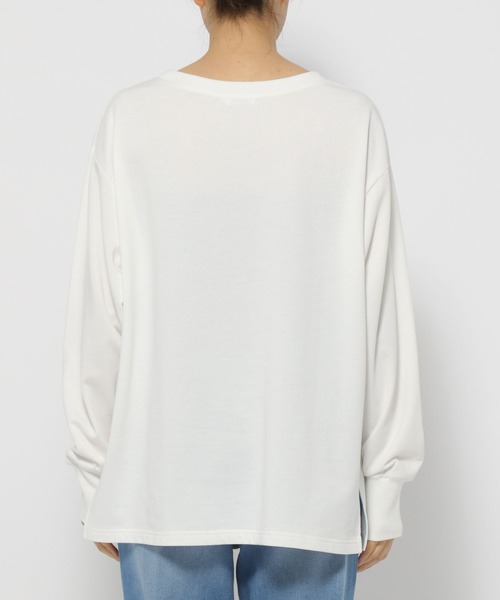 LEPSIM(レプシィム)の「アソートロゴスウェット 173499(Tシャツ/カットソー・レディース・ホワイト/ライトグレー/グレー/オフホワイト・FREE)」の7枚目の写真