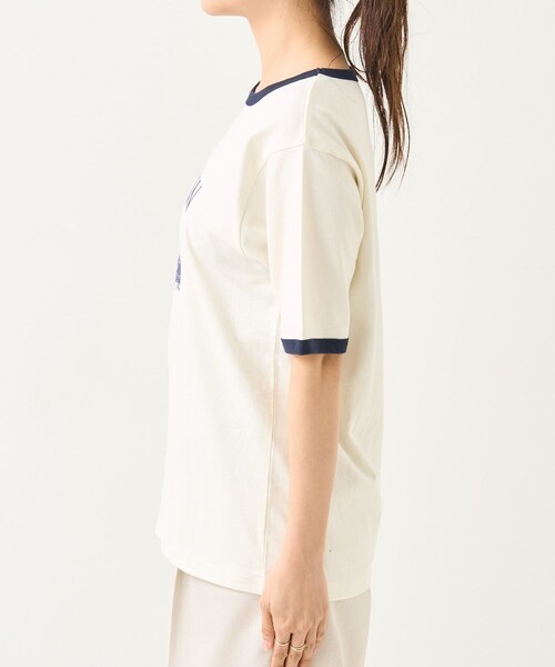 FREAK'S STORE(フリークスストア)の「FREAK’S STORE/フリークスストア VINTAGE MILK リンガーTシャツ/ヴィンテージミルクリンガーTシャツ(Tシャツ/カットソー・レディース・ネイビー/レッド/グリーン・フリ-)」の22枚目の写真
