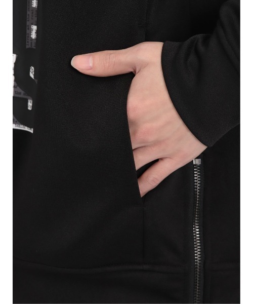 SHELLAC（シェラック）の「SHELLAC×SD サイドZIP プルパーカー（パーカー・メンズ・ブラック・LARGE/MEDIUM）」の7枚目の写真