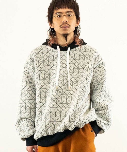 masterkey（マスターキー）の「mpa3169-GALAXY-HOODIE コクーンシルエットフーディー（パーカー・メンズ・グリーン/ホワイト/ブラック・1/2）」の13枚目の写真