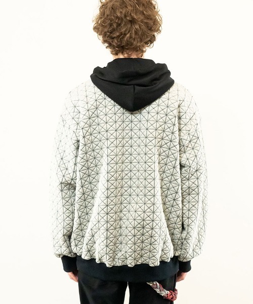 masterkey（マスターキー）の「mpa3169-GALAXY-HOODIE コクーンシルエットフーディー（パーカー・メンズ・グリーン/ホワイト/ブラック・1/2）」の19枚目の写真