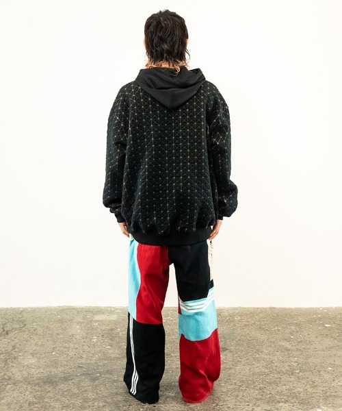 masterkey（マスターキー）の「mpa3169-GALAXY-HOODIE コクーンシルエットフーディー（パーカー・メンズ・グリーン/ホワイト/ブラック・1/2）」の8枚目の写真