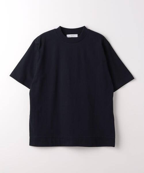 green label relaxing（グリーンレーベルリラクシング）の「COMFY COOL クルーネック Tシャツ -接触冷感・吸水速乾-（Tシャツ/カットソー・メンズ・ライラック/ホワイト/ネイビー/ベージュ・L/XL/S/M）」の9枚目の写真