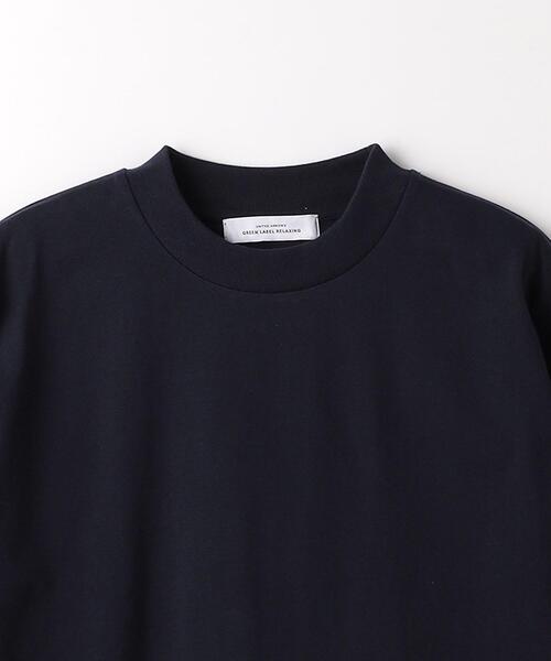 green label relaxing（グリーンレーベルリラクシング）の「COMFY COOL クルーネック Tシャツ -接触冷感・吸水速乾-（Tシャツ/カットソー・メンズ・ライラック/ホワイト/ネイビー/ベージュ・L/XL/S/M）」の11枚目の写真